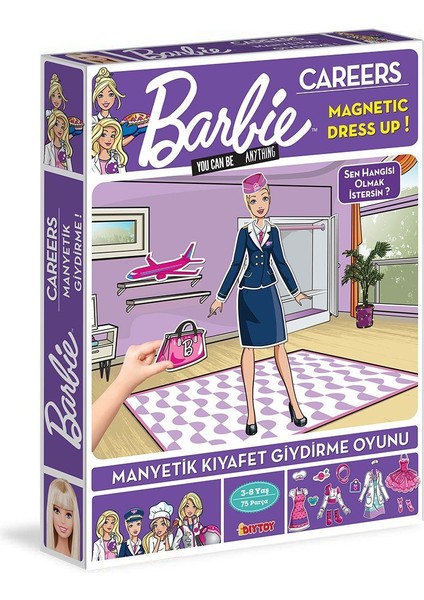 Barbie Careers Manyetik Kıyafet Giydirme Oyunu - Yubi Oyuncak