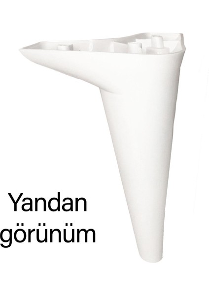 Zelve 20 cm Beyaz Lüx Mobilya Kanepe Sehpa Ünite Koltuk Ayağı Baza Ayak indirimleri