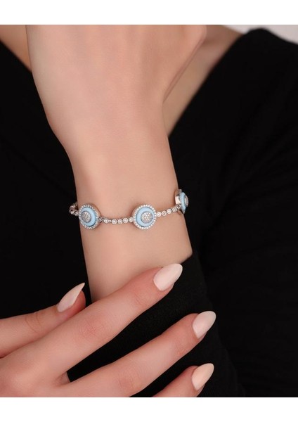 Suyolu, 3 Gözlü Gümüş Bileklik
