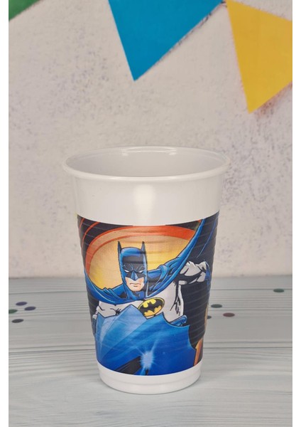 Batman Karton Bardak 8li
