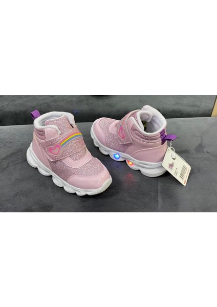 Ömür Linda Patik Çocuk Bot Sneaker Ayakkabı Siyah