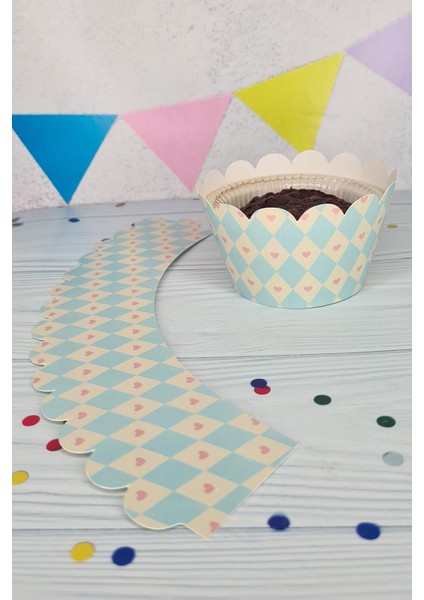 Alice In Wonderland Konsepti Cupcake Sargısı 10'lu fiyatları