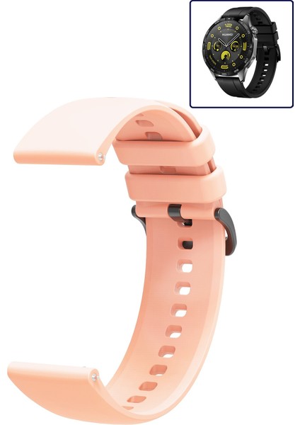 Huawei Watch Gt4 46MM Uyumlu Kordon Yumuşak Dokulu Soft Renk Tokalı Silikon Kayış fiyatları