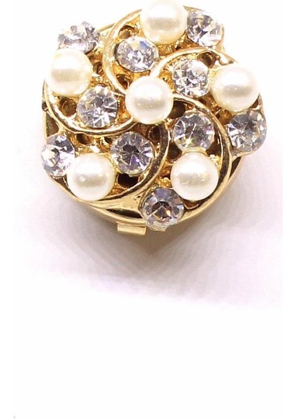 Beyaz Inci Figürlü Geçmeli Kol Düğmesi modelleri