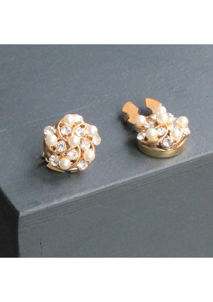 Beyaz Inci Figürlü Geçmeli Kol Düğmesi indirimleri