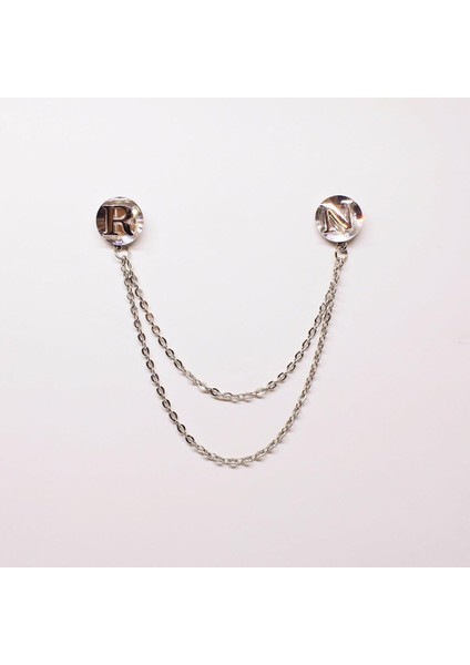 Kişiye Özel Harfli Gömlek Yaka Iğnesi