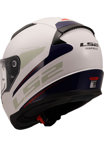 Rapıd 2 Drıveway Beyaz-Mavi Kask modelleri