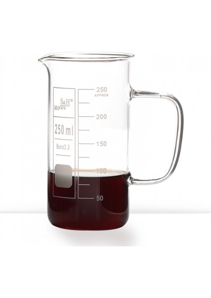 Beher Uzun Form Kulplu 250 ml