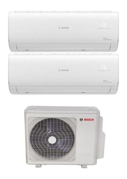 A 21000 BTU 1 Dış + 2 Iç Ünite 9000 + 12000 BTU Multi Inverter Klima