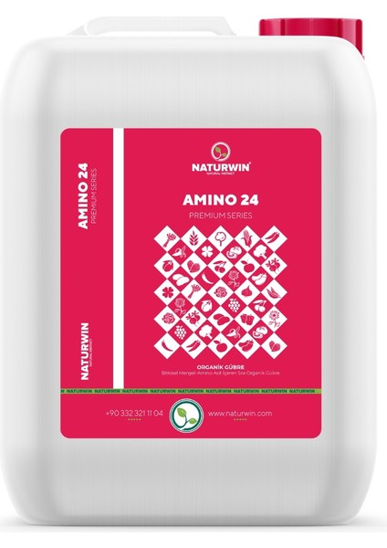 Amino 24 (Sıvı Aminoasit) Organik Gübre 10 Lt