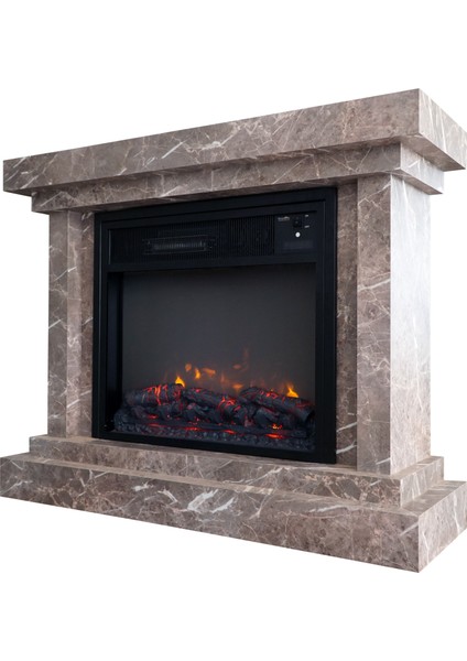 HBM2000AL Heatbox Elektrikli Fanlı Şömine 2000 Watt (110X34X87) Bluetooth Ses Efektli modelleri