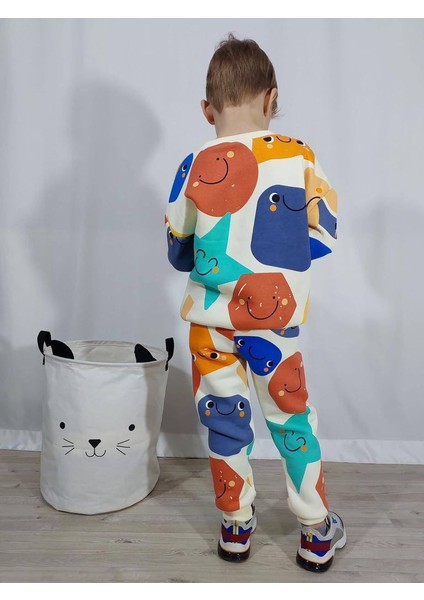 Lolipop Kids Store Geometrik Desenli Unisex Eşofman Takımı