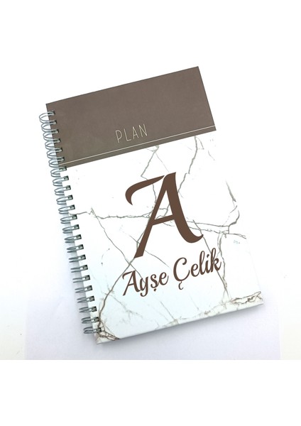 Kişiye Özel Telli Defter & Kahverengi Fincan & Siyah Kalem & Kurabiye & Türk Kahvesi Hediye Seti modelleri