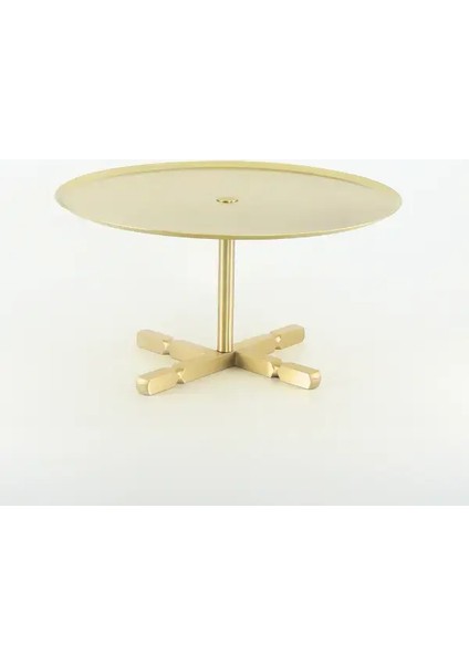 Pirinç Ayaklı Sunumluk, Tepsi - 20CM fiyatları