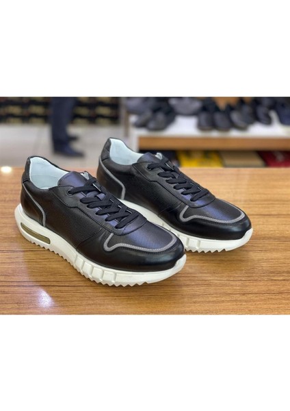 Alberto Rossi H&Ş-3246 Erkek Günlük Deri Sneaker Ayakkabı Siyah