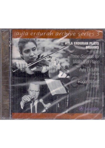 Brahms: Three Sonatas For Vıolın And Pıano-Cd