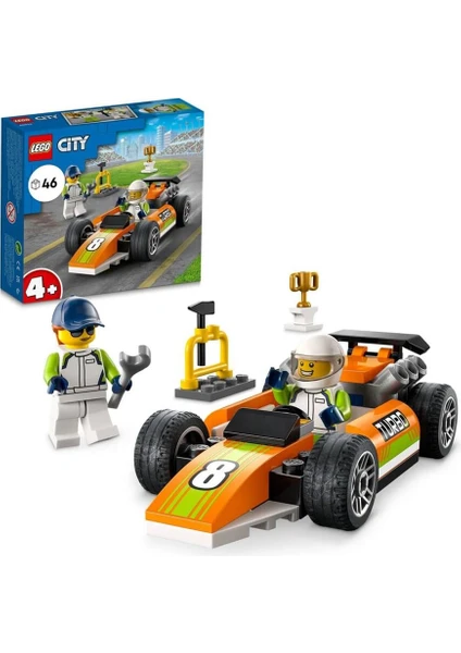 LEGO® City Yarış Arabası 60322 - 4 Yaş ve Üzeri Çocuklar için Tasarlanmış Oyuncak Yapım Seti (46 Parça)