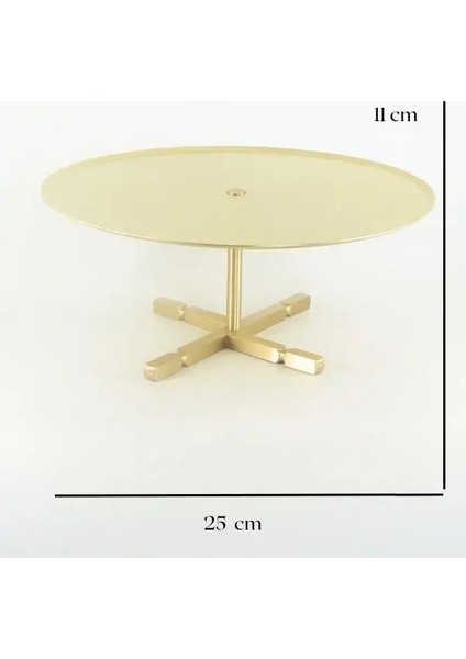 Pirinç Ayaklı Sunumluk, Tepsi - 25CM modelleri