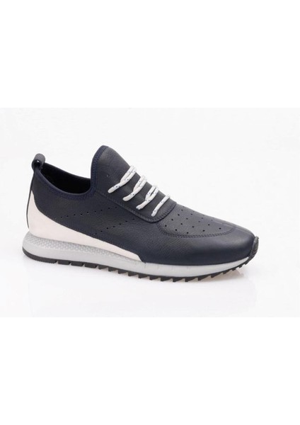 6712 Erkek Trend Günlük Deri Sneaker Ayakkabı Siyah