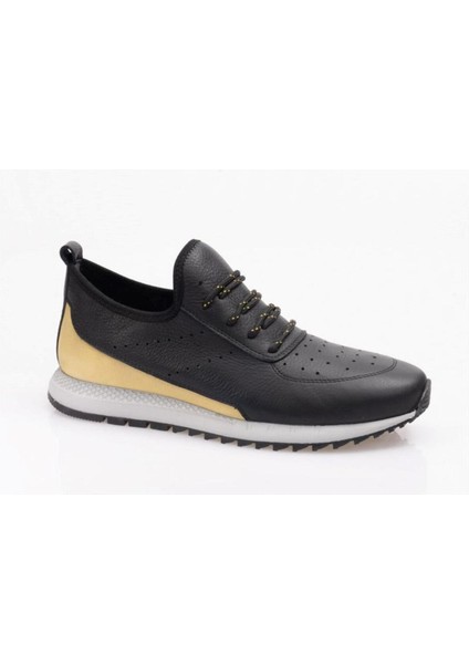 6712 Erkek Trend Günlük Deri Sneaker Ayakkabı Siyah fırsatları