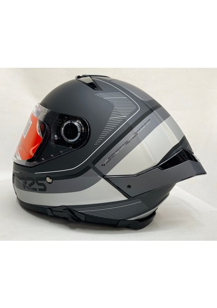 Thunder 4sv R25 C2 Mat Greey Şefaf Vizörlü Kapalı Kask