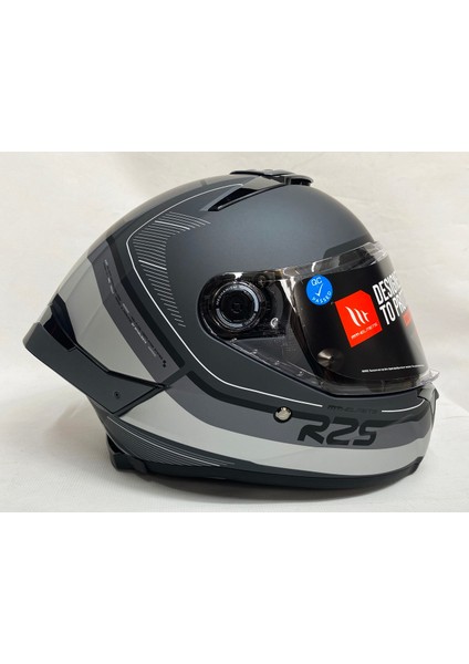 Thunder 4sv R25 C2 Mat Greey Şefaf Vizörlü Kapalı Kask