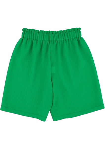 Kız Çocuk Beli Lastikli Şort modelleri