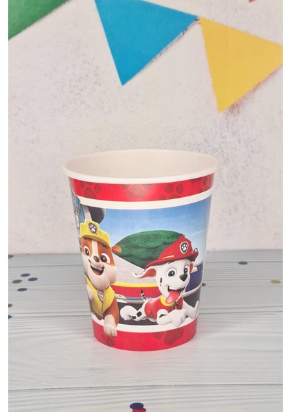 Paw Patrol Karton Bardak 8oz 8 Li