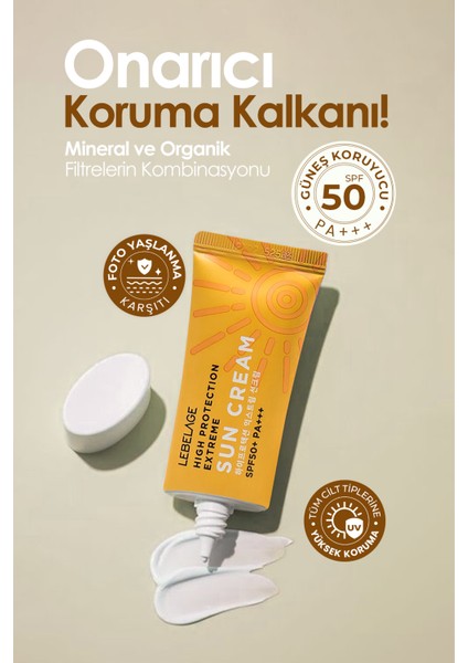 Nemlendirici, Onarıcı, Tahriş Önleyici Yüksek Korumalı Extreme Güneş Kremi Spf 50 + Pa +++ 8809317114538, one size