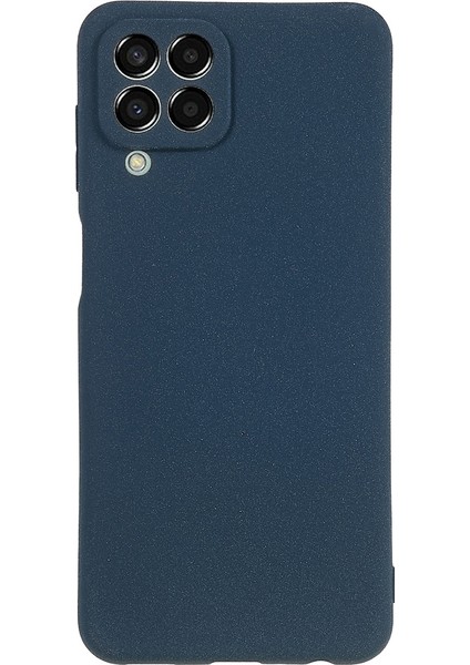 Samsung Galaxy M33 5g (Global Versiyon) Yumuşak Tpu Telefon Kapağı Çift Taraflı Mat Çizelge Karşıtı Geri Koşullu Mavi (Yurt Dışından)