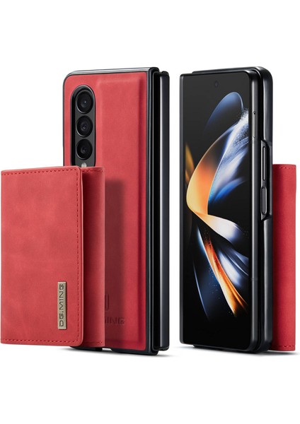 Samsung Galaxy Z Four Için Telefon Kılıfı Z Fold3 5g Çıkarılabilir 2-1 Arada Cüzdan Telefon Kılıf Anti-Drop Cep Telefon Korusu (Yurt Dışından)