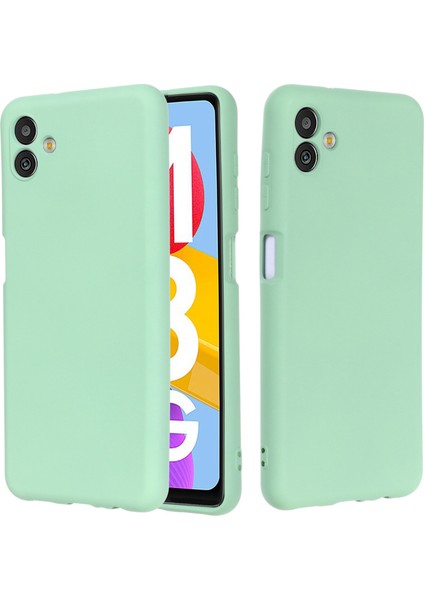 Samsung Galaxy M13 5g Için Cep Telefonu Kılıfı, Sıvı Silikon+Yumuşak Mikrofiber Astar Anti Dust Telefon Koruyucu Kapak Yeşil (Yurt Dışından)