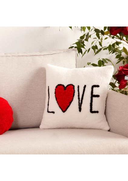 Amour Love Yazılı Yastık