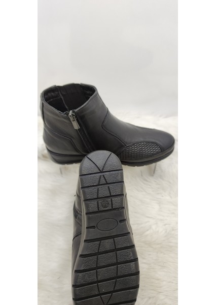Siyah Gerçek Deri Kemik Çıkıntısına Özel Anne Botu - Siyah - 38 - ST01000-SİYAH-38 fırsatları