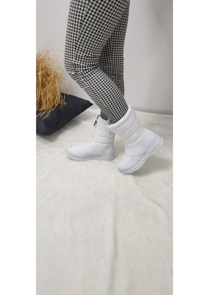 Çiğdem Kar Botu - Beyaz - 39 - ST01235-BEYAZ-39