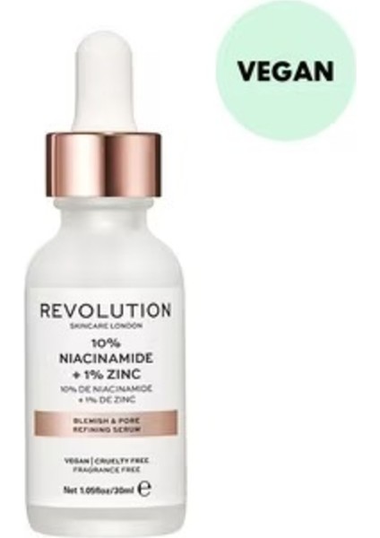 Skincare Cilt Serumu Niacinamide ve Çinko 60 ml