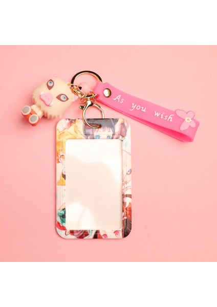 Demon Slayer Inosuke Silikon Anahtralık Kartlık