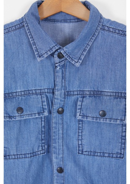 Mavi Ride Baskılı Jean Gömlekli T-Shirt Erkek Çocuk 2li Takım 17567 fırsatları