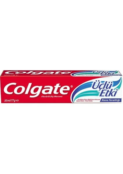 Diş Macunu 50ML Üçlü Etki x 12 Adet