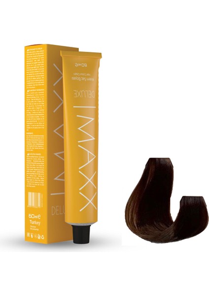 Deluxe Tüp Boya 6.3 Koyu Kumral Dore 60 ml