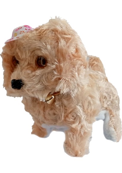 Bal Renginde Kuyruk Sallayan Havlayan Işıklı Sesli Yürüyen Peluş Köpek -- Pil Hediyeli -- fiyatları