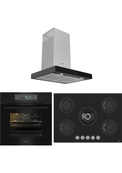 Ultra Lüks Serisi -11+0 Fonk. Mega Ankastre Set (RS035+ 11002 +D100)