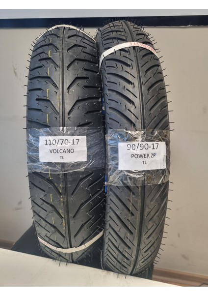 Maruti Tyres 90/90-17 ve 110/70-17 Takım Lastik Mondial Z-One 180 ve 150 Maxımavalcano