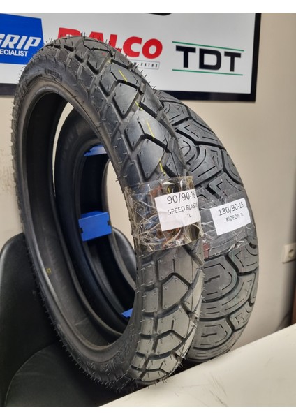 Regal Raptor Takım 130/90-15 ve 90/90-18 Chopper Motorsiklet Lastiği Rideonspeed