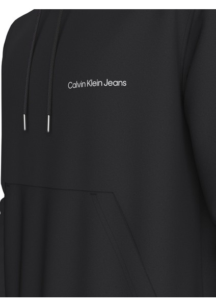 Calvin Klein Instıtutıonal Hoodie Erkek Sweatshirt