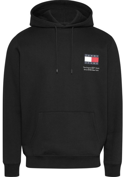 Tjm Reg Essential Flag Hoodie Erkek Sweatshirt