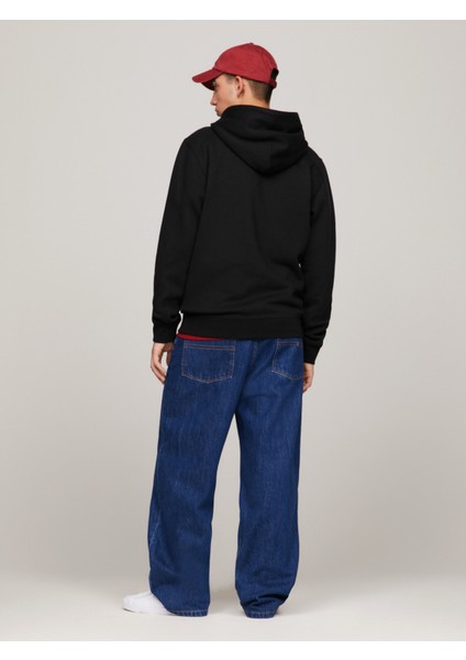 Tjm Reg Essential Flag Hoodie Erkek Sweatshirt