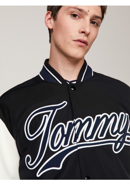 Tommy Hilfiger Tjm Letterman Jacket Erkek Mont