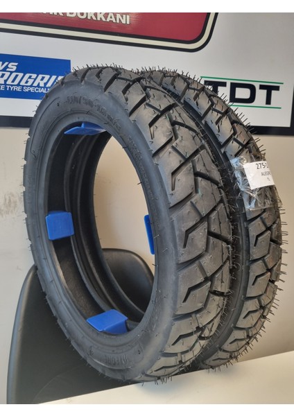 Set 2.75-18 ve 110/90-16 Tl (Tubeless - Dubleks) Ön Arka Takım Alegreset