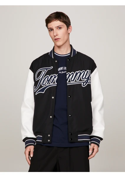 Tommy Hilfiger Tjm Letterman Jacket Erkek Mont